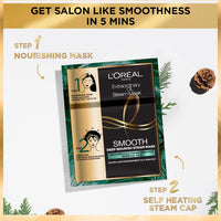 L'Oreal Paris Professional Nourishing Treatment, For Smooth & Straight Frizz-Free hair, Paraben Free, 20ml + 40g & L'Oreal Paris Moisture Filling Shampoo, 340ml