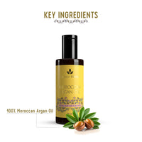 Avimee Herbal Pure Moroccan Argan Oil | Repairs Split Ends, Reduces Breakage, and adds Shine | Enriched With Vitamin E | Mineral Oil Free | 50 mL