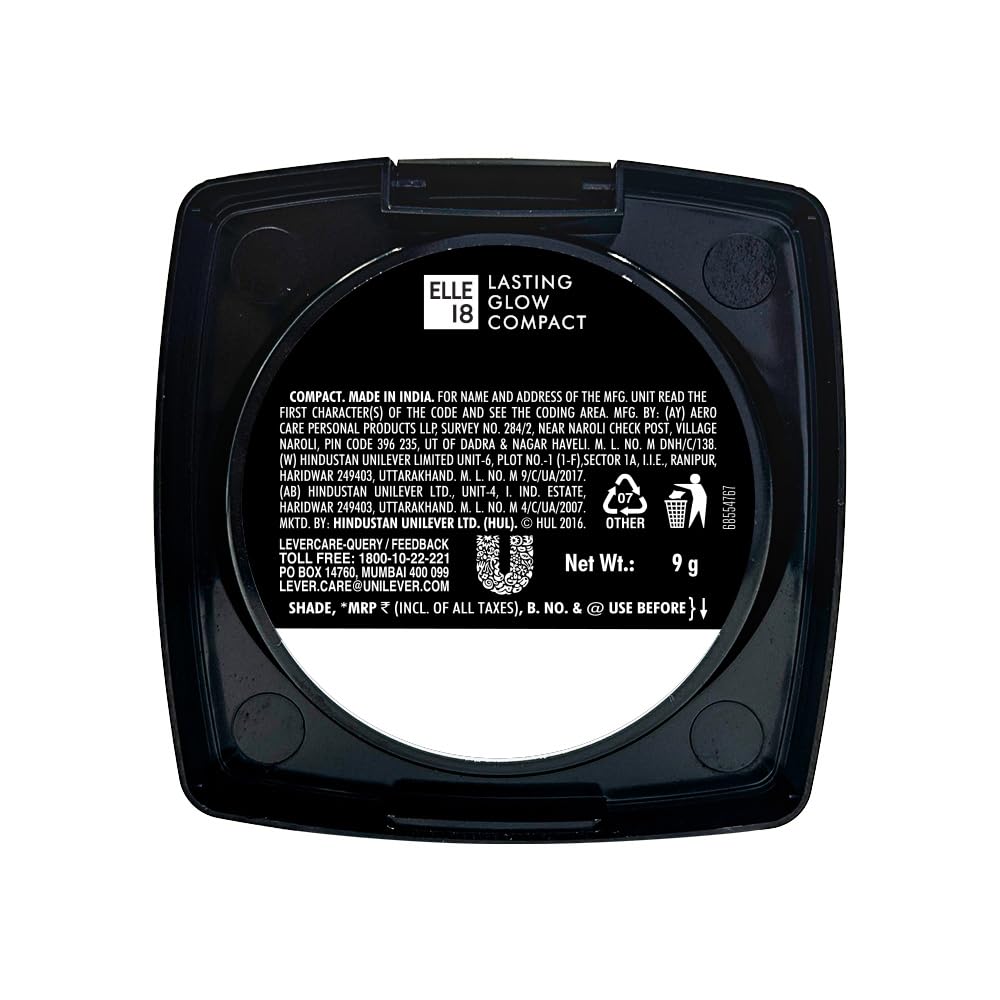 Elle 18 Lasting Glow Compact 1|| Pearl|| 9 g