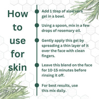 Deve Herbes Rosemary Essential Oil (Rosmarinus officinalis) with Glass Dropper for Healthy Hair Pure | Non-Sticky | Non-greasy | Lightweight | Men & Women | All Skin Types | Steam Distilled 15ml