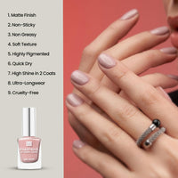 STARSTRUCK BY SUNNY LEONE Glossy Finish Nail Polish (Bare Me), 8 ML