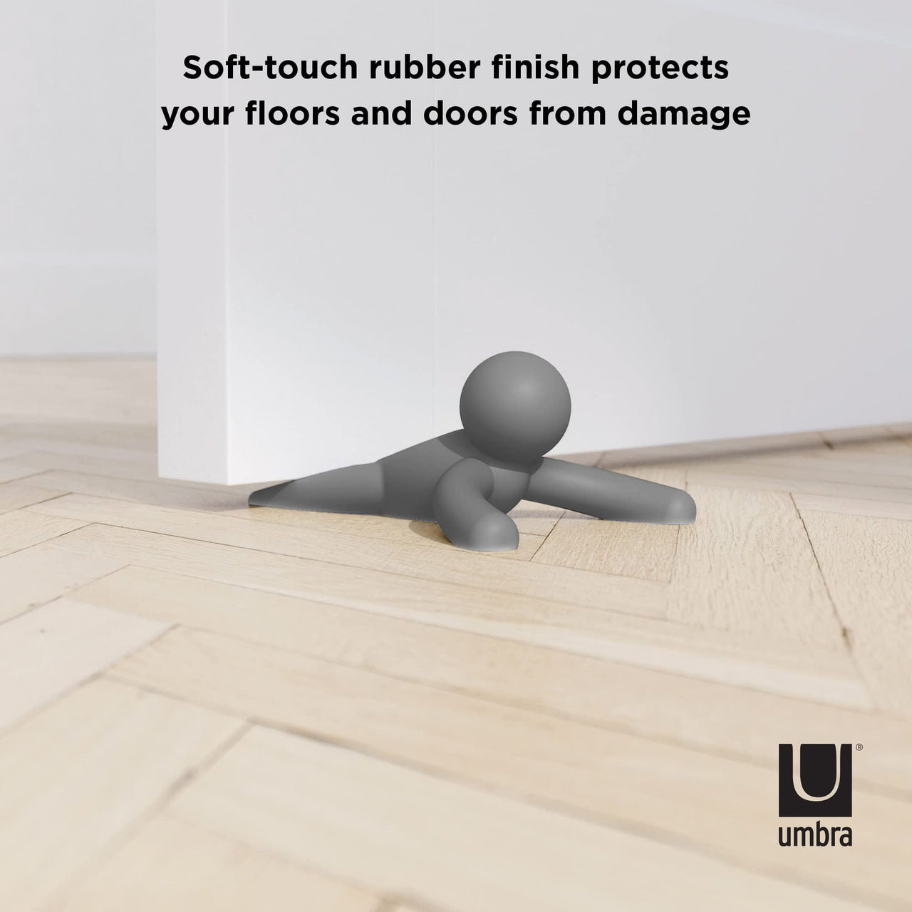 Umbra Buddy Doorstop Charcoal Set of 2