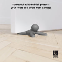Umbra Buddy Doorstop Charcoal Set of 2