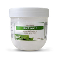 Passion Indulge Aloe Vera gel for Face | Simpli Multipurpose Natural aloe vera Gel for Skin & Hair Type | Coolant | Deep Hydration | Redness | Acne | Vegan - 500 ml