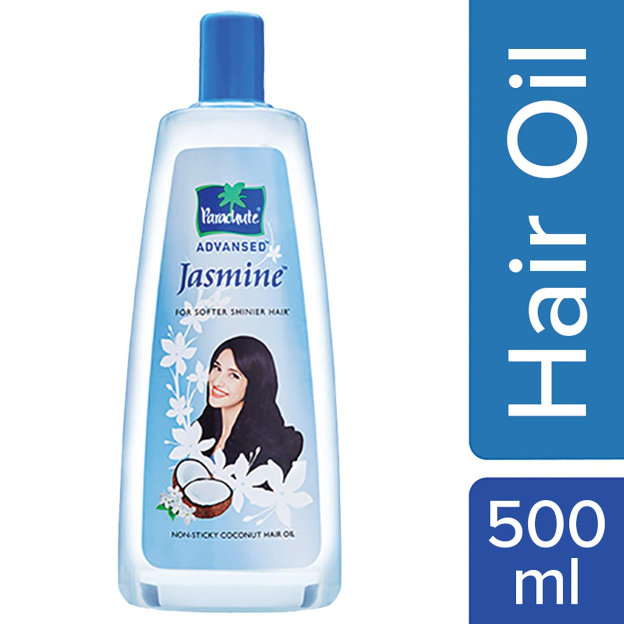 Parachute Advansed Jasmine Coconut Hair Oil, 300ml (Free 90ml) & Jasmine Coconut Hair Oil, 500ml