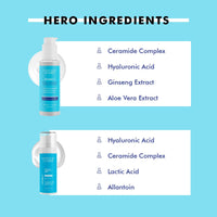 Conscious Chemist Daily Hydration Skincare Routine Kit For Normal To Dry Skin | Pack of 4 | 24H Hydration | Hyaluronic Acid | Face Wash, Serum, Face Moisturiser, Sunscreen