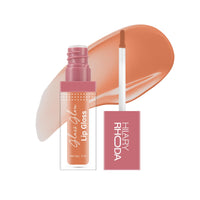 Hilary Rhoda Glass Glow Lip Gloss | Nourishing & Hydrating Lip Gloss | Sheer Coverage | High Shine | Juicy & Plump Lips | Glides on Smoothly | 5ml (Sweet Maple - Shade 03)