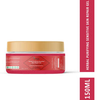 KAZIMA Herbal Purifying Sensitive Skin Repair Gel - Safe Sun Protection Skin Gel For All Type of Body, Skin, & Face (No Sulfate, No Parabens, No Xanthan, No Mineral Oil) (150ML)