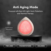 Numour ARIA Jade Stone LED Facial Device | For Fine Lines, Wrinkles & Acne | with Yellow, Blue & Red Light Therapy for Face | Smart Rechargeable Skincare Tool for Moisturizer, Serum & Face Masks