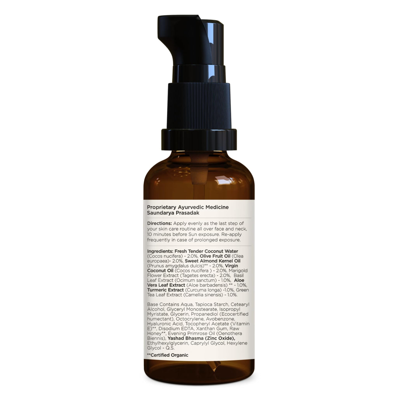Forest Essentials Sun Fluid Sunscreen | SPF 50PA ++ | With Natural Zinc & Hyaluronic Acid | No White Cast, Lightweight | With Vitamin C | Protects from UVA/UVB Rays | for Oily, Dry, & Combination Skin