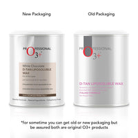 O3+ D-TAN Liposoluble Hair Removal Wax, Depilation For |Face and Eyebrow|Underarm Wax | Sensitive Skin Wax | Sensitive Body Part | Hair Removal Wax | Strip less wax | Peel Off Wax | 800G