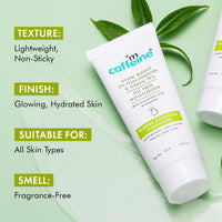mCaffeine Glow Boost 5% Niacinamide & Green Tea Oil Free Moisturizer | Brightens & Even-Tones | 72Hrs Moisturization | Reduces Acne Marks & Blemishes | Lightweight Moisturizer For All Skin Types -50ml