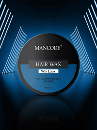 Mancode Wet Look Hair Wax 100 gm for MEN | Long Lasting Stylist Look | Glossy Finish | Shine | Restylable Anytime, Easy Wash Off | No Paraben, Sulphate, Alcohol & Harmfull Chemicals