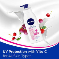NIVEA Natural Glow Even Tone 200ml Body Lotion | 40 X Vitamin C & UV Protect for Summer Protection and Hydration |With Camu Camu & Acerola Cherry Extracts | For All Skin Types