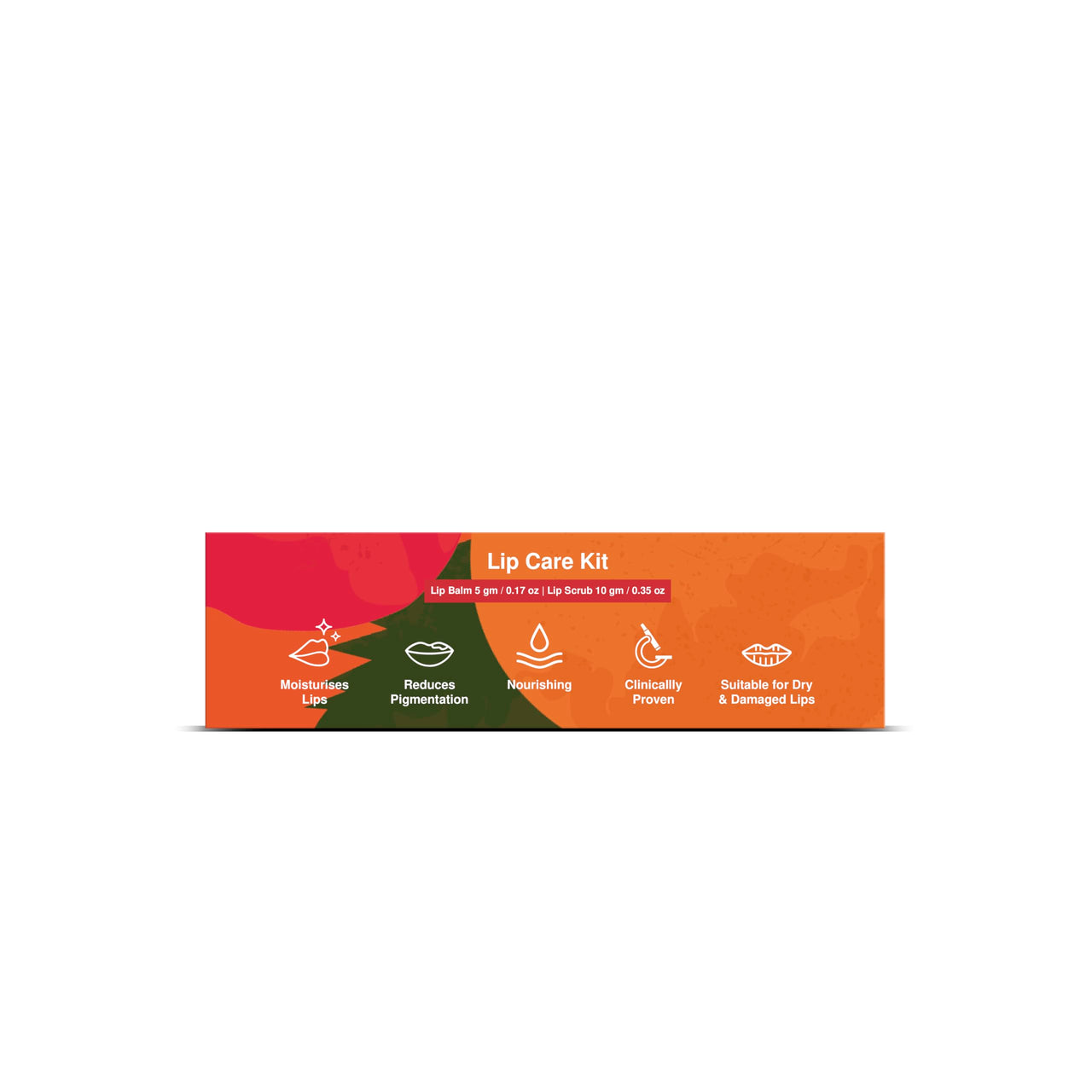 Juicy Chemistry Iconic Lip Duo Kit - Blood Orange & Rosehip Lip Balm, 5 g & Blood Orange & Rosehip Lip Scrub, 10 g | Enriched with Natural Ceramides to Exfoliate, Hydrate & Moisturise Lips