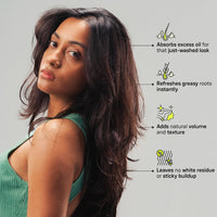 Moxie Beauty Cheat Day Dry Shampoo With Brush | Instant Oil Absorption & Volume Boost | No White Cast | Refreshes Hair Between Washes | For All Hair Types | 30g