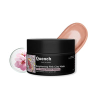 Quench Brightening Pink Clay Mask | Korean Clay Mask with Cherry Blossom & Kaolin Clay | Made in Korea (50ml)