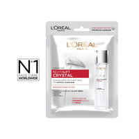L'Oréal Paris Revitalift Crystal Micro-Essence Sheet Mask, Face Treatment, Crystal-clear Skin, 25g
