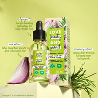 Love Beauty & Planet Onion & Rosemary & Dynagen Anti Hairfall Scalp Serum, 50Ml | No Parabens