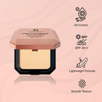 Lakyou Beauty 2in1 High Coverage Compact Powder | Oil Control | SPF-30++ | Waterproof | Matte And Shimmer Shade | Long Lasting | 30g (03(Natural Beige))