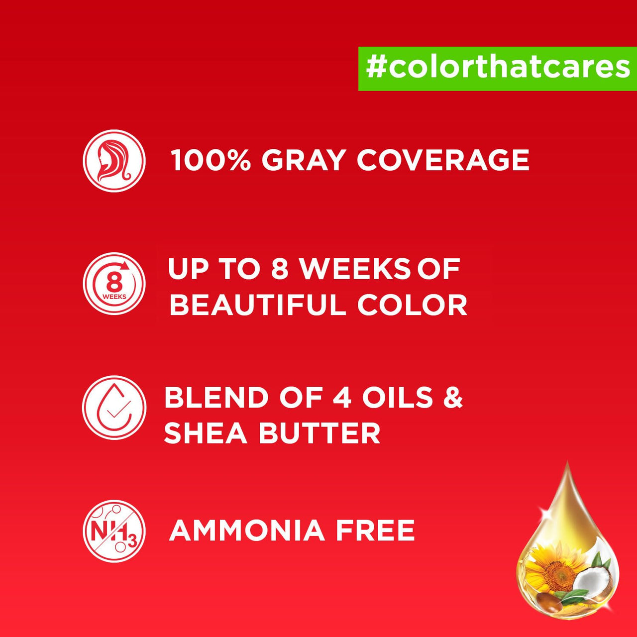 Revlon Color N Care Permanent Hair Color Cream, Medium Brown 5N|With Olive and coconut Oil