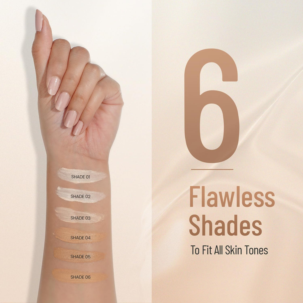 Swiss Beauty Primer Mousse Foundation Weightless Smooth & Velvet Touch, Face Makeup, Natural Beige, 30ml