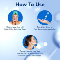 The Moms Co. Natural Vita Rich Face Wash | All Skin Types | With Vitamins C, B3 & B5, Neem Extract and Witch Hazel 25 ML
