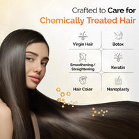 Streax Professional BotBrazil Shampoo,300 ml for Keratin, Botox, Nanoplasty, & Smoothening, Sulphate & Paraben-Free Shampoo for Women & Men, Enriched with Vita Oils Nourishes Chemically Treated Hair