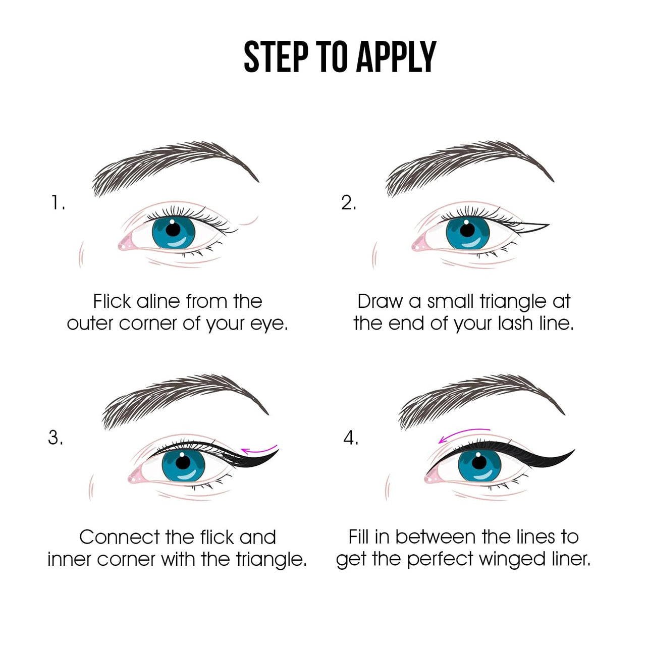 Shryoan Pro-Jet Sleek Black Eyeliner | Intense Black Finish |Quick Dry Formula |24-Hour Smudge-Proof Wear | Ideal for Professional and Everyday Use| 1.25g