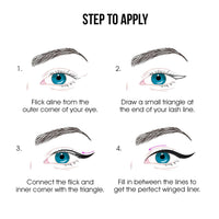 Shryoan Pro-Jet Sleek Black Eyeliner | Intense Black Finish |Quick Dry Formula |24-Hour Smudge-Proof Wear | Ideal for Professional and Everyday Use| 1.25g