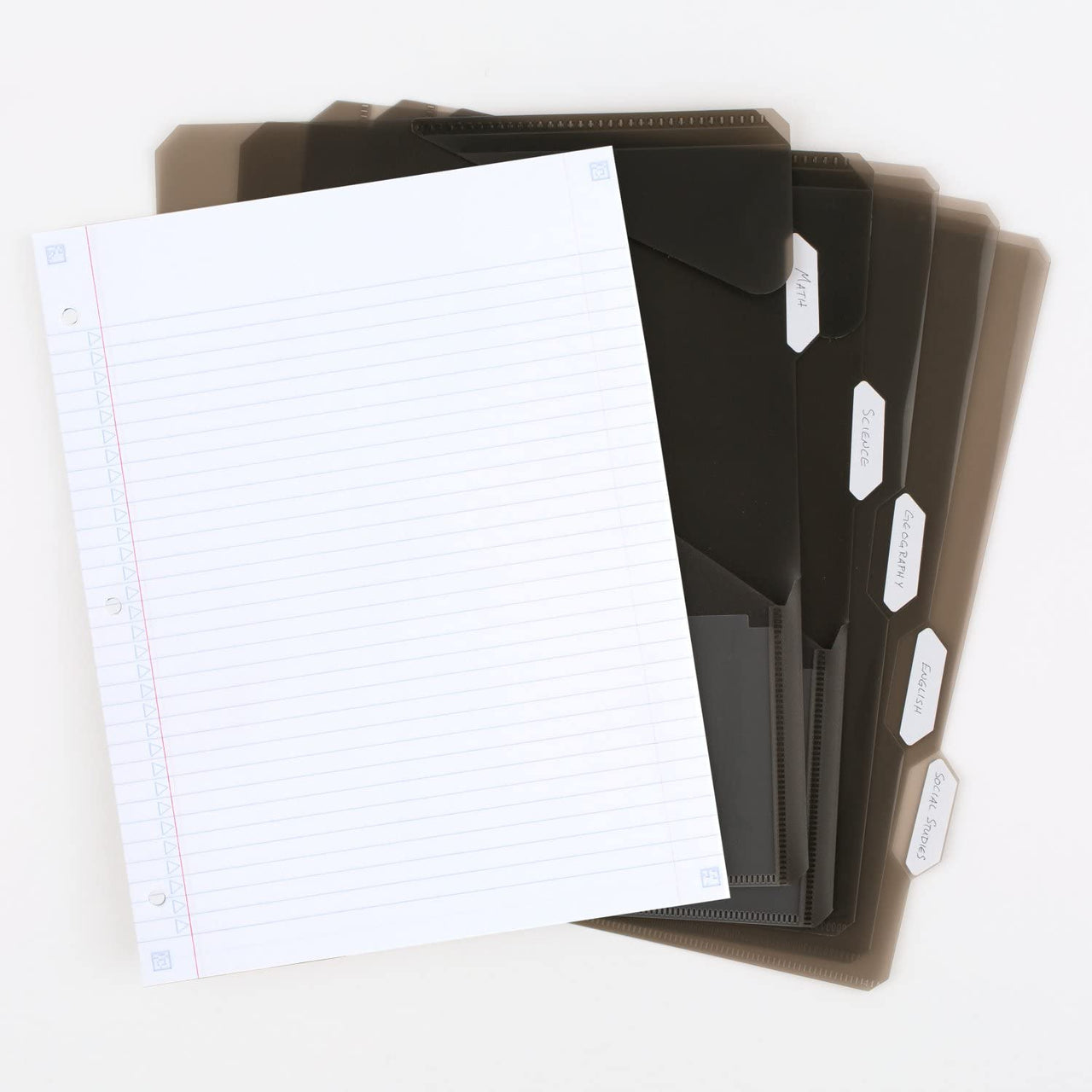 Five Star Flex Hybrid NoteBinder, 1 Inch Binder with Tabs, Customizable Cover, Notebook and 3-Ring Binder All-in-One, Purple (29326AB6)