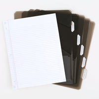 Five Star Flex Hybrid NoteBinder, 1 Inch Binder with Tabs, Customizable Cover, Notebook and 3-Ring Binder All-in-One, Purple (29326AB6)