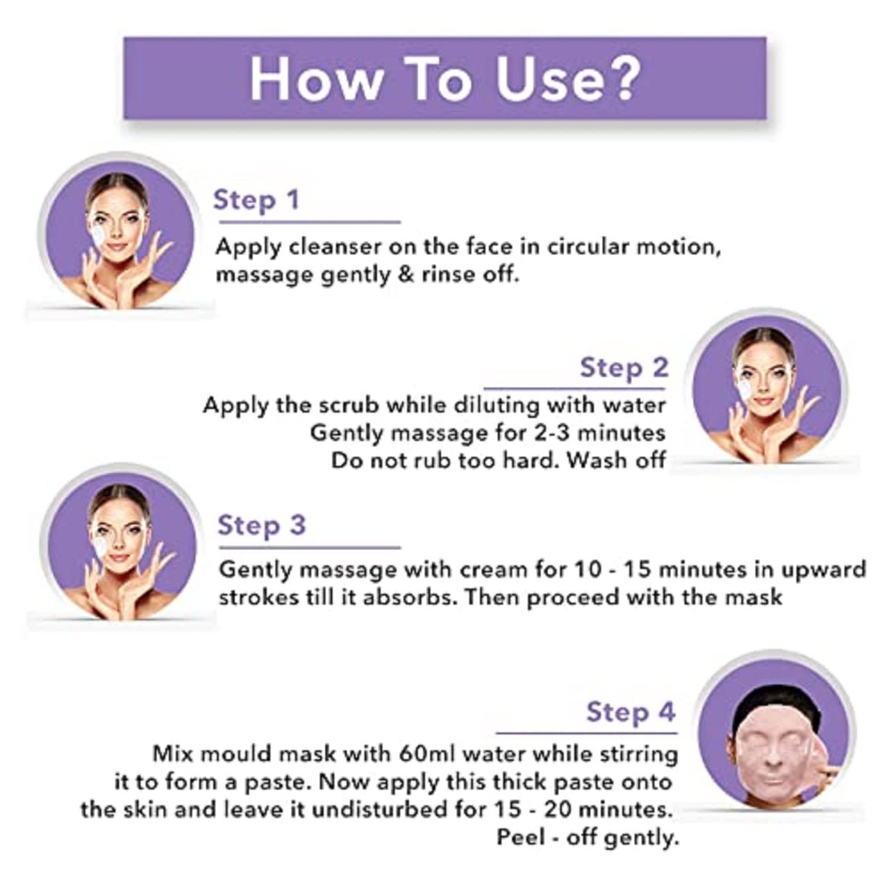 O3+ Anti Ageing Facial kit Brightening & Finelines Reducer With Peel off Mask 40gm+5ml