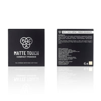 PAC Matte Touch Compact Powder (130 Biscuit) | Lightweight Medium to High Buildable Coverage | Longlasting Soft Matte Finish | Meltproof & Sweat Resistant | Suitable for all Skin Types
