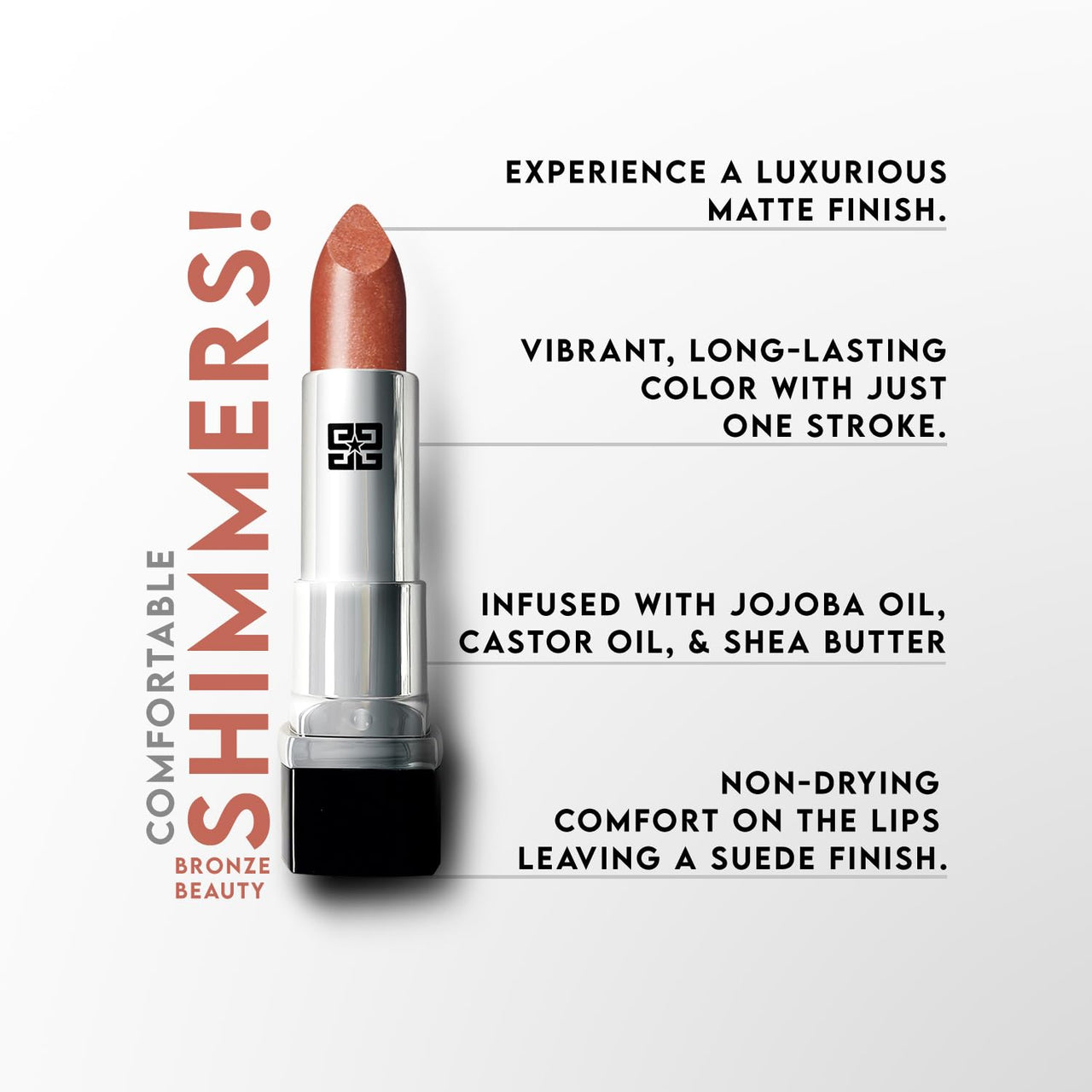 STARSTRUCK BY SUNNY LEONE Matte Lipstick- Brown Lipstick- Bronze Beauty 4.2 gm| Lipsticks for Women | Long Lasting Lipstick for Women | Makeup Lipsticks | Waterproof Lipstick | Smudge Proof Lipstick