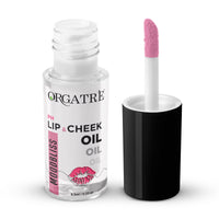 Orgatre PH Lip & Cheek Oil | Lip tint gloss | Color Changing Tint for Women | With Jojoba & Olive Oil, Vitamin E | Non-Sticky, Hydrating & Long-Lasting Glow | 2-in-1 Lip & Cheek Tint for Soft Pink Look | 6.5ml