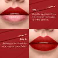 C2P Pro Liquid Lipstick Waterproof Matte Orange Lipsticks for Women | Long Lasting Smudge Proof | Infused with Argan Oil, Celeb Secret (Liquid Lipstick Madhuri, 2 ml)