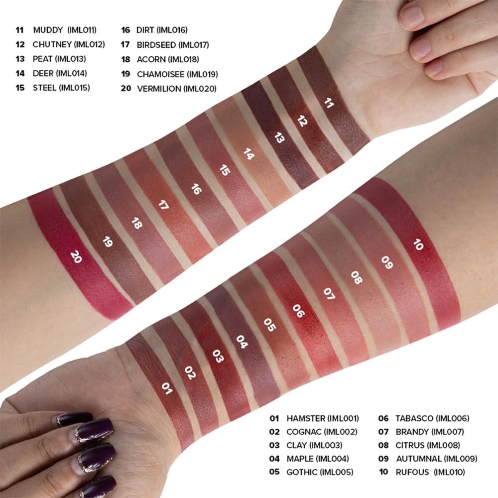Forever52 Daily Life I'M Unlimited Lipstick | Long-Lasting Waterproof Matte Nude Lipstick| Vegan| Cruelty Free| (Birdseed - 017)