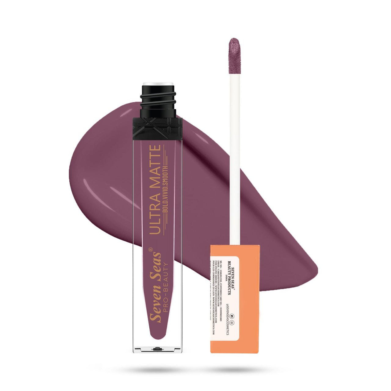Seven Seas Ultra Smooth Matte Liquid Lipstick Smooth Lip Color, Weightless Finish | Long Lasting Matte Liquid Lipstick for Women (Castro 1)