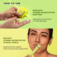 Hyphen Gift Set For Women And Men|Vitamin - Infused Peptide Heart Gift Kit|Visible Dewy Glow & Moisturized, Juicy Lips|Gift Set For Special Occasions For Him/Her, Green, 1