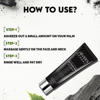 Jovees Herbal Activated Charcoal Detoxifying Face Wash For Smooth & Supple Skin Oily & Acne Prone Skin 120 ML (Pack Of 2)