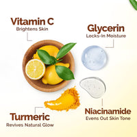 Mamaearth Vitamin C Daily Glow Light Gel Moisturizer with Vit C & Turmeric for Skin Brightening 200g |Long-lasting, Nonsticky Hydration | Oilfree, Lightweight &Quick-absorbing |Free from HarmfulChemicals