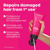 Matrix Opti.Repair Professional Liquid Protein Conditioner for Damaged Hair| Repairs Damage from 1st Use* | Reduced Split Ends, Breakage, Knotting, 98g