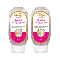 Globus Remedies Pimple Clear Face Wash with Glycolic & 1% Salicylic Acid - 100 ml (Pack of 2)