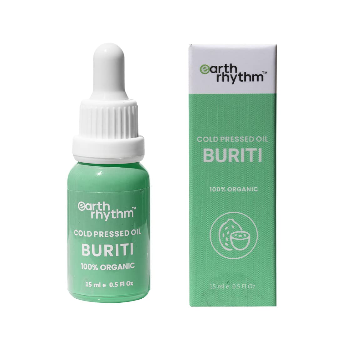 Earth Rhythm Buriti Cold Pressed Facial Oil- 15GM | Repairs, Nourishes, Moisturizes