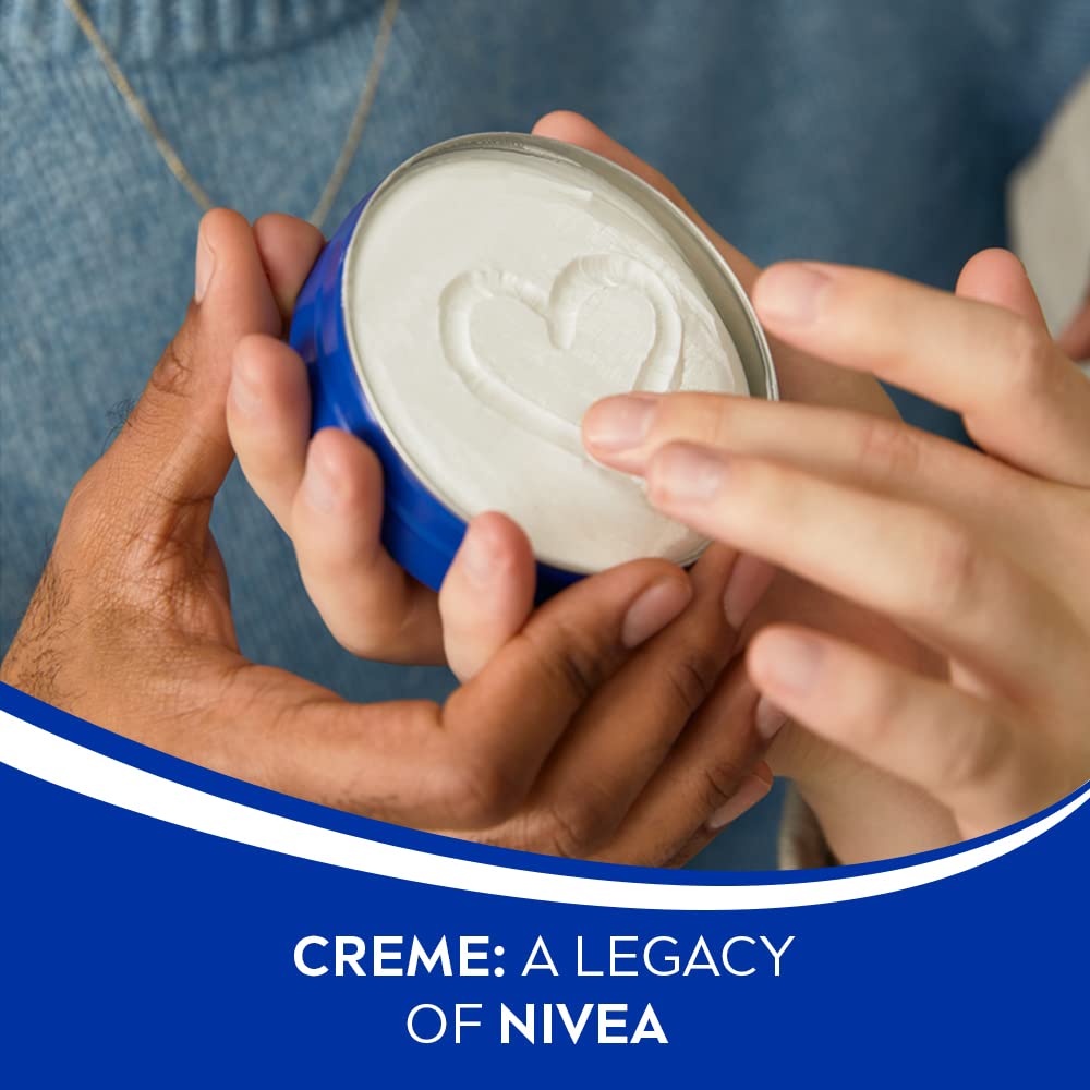 NIVEA Crème, All Season Multi-Purpose Cream, 200ml & NIVEA Soft Berry Blossom, Light Moisturizer for Face, Hand & Body, Instant Hydration Non-Greasy Cream with Vitamin E & Jojoba Oil, 200 ml
