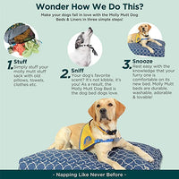 Molly Mutt Small Dog Bed Cover - Romeo & Juliet Print - Measures 22X27X5 - 100% Cotton - Durable - Breathable - Sustainable - Machine Washable Dog Bed Cover (Dd35Aa)