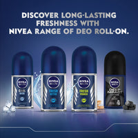 Nivea Deodorant Roll On, Silver Protect for Men, 50ml (Pack of 3)