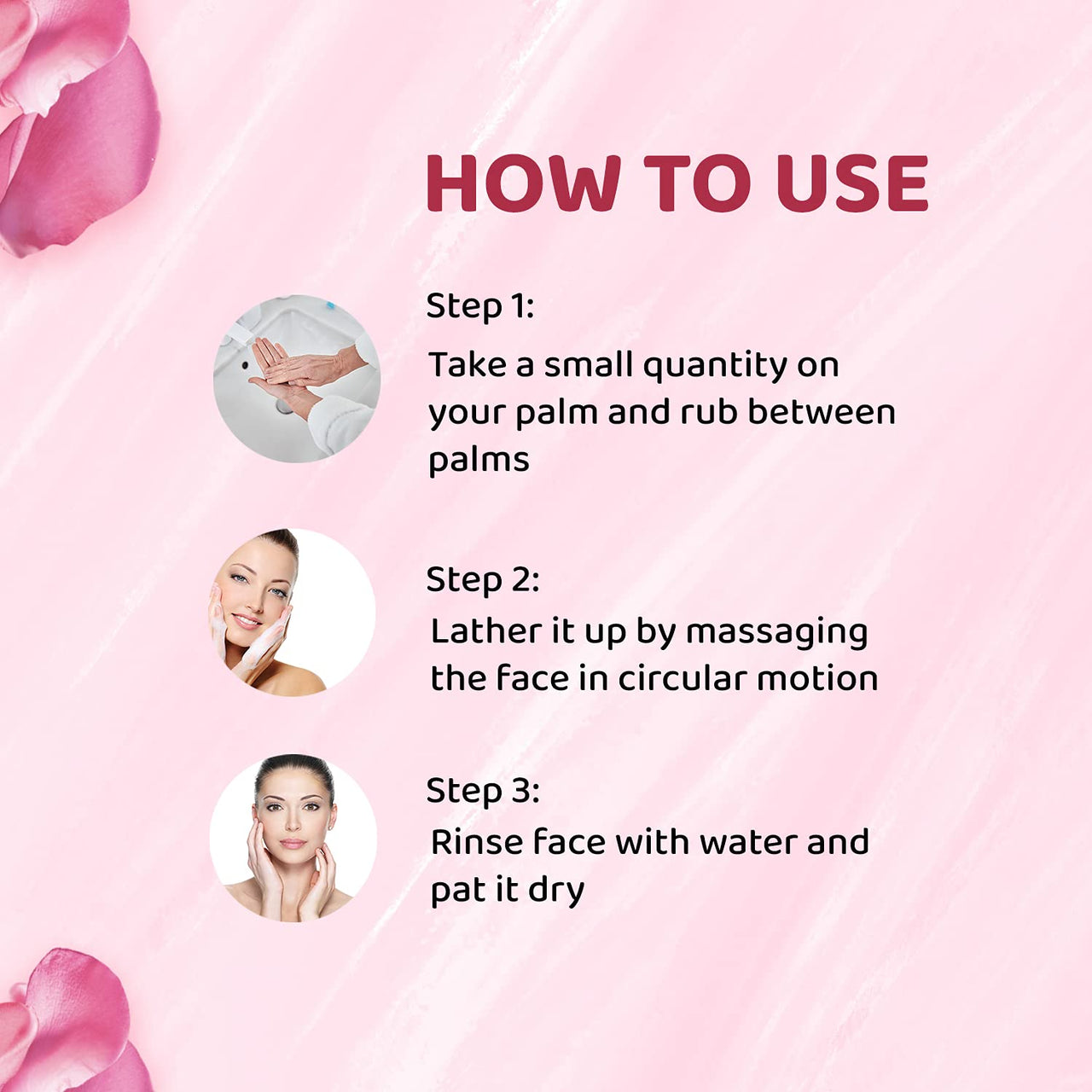 Bryan & Candy Delicate Rose Face Wash Enriched with Hyaluronic Acid, Vitamin C, Rose Water & Rose Oil (125 ml)