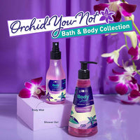 Plum BodyLovin' Orchid-You-Not Shower Gel | SLS-Free Body Wash For Women | Long Lasting Fresh Floral Fragrance | Aloe-Infused Nourishing Body Cleanser For Soft & Smooth Skin (240 ml) (Pack of 2)
